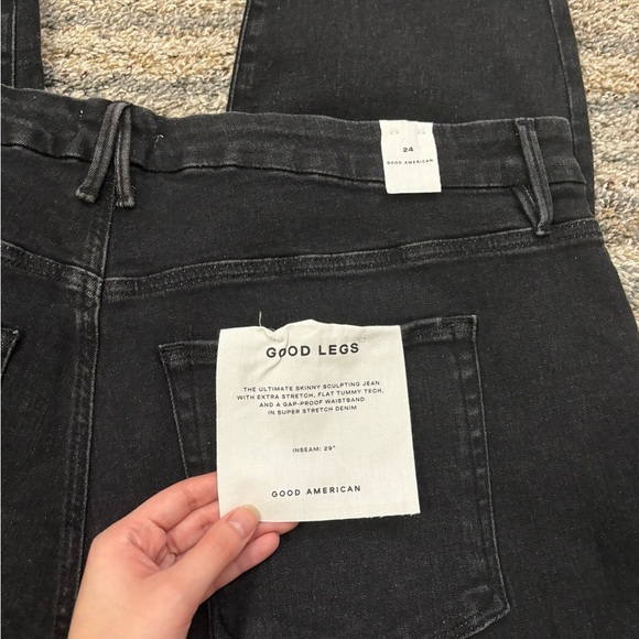 Good American Good Legs Skinny Jeans Sz 24 NWT | Good American Skinny Jeans NEW* - Picture 11 of 14